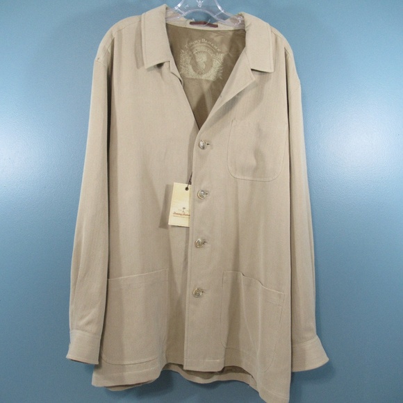 Tommy Bahama Other - Tommy Bahama Khaki Shirt Jacket